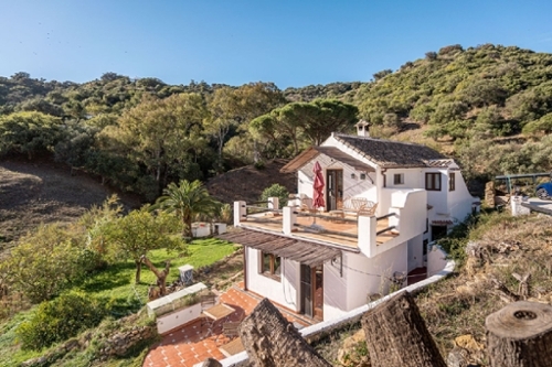 Bahía De Casares Costa Del Sol Occidental hus på landet foto 6231718