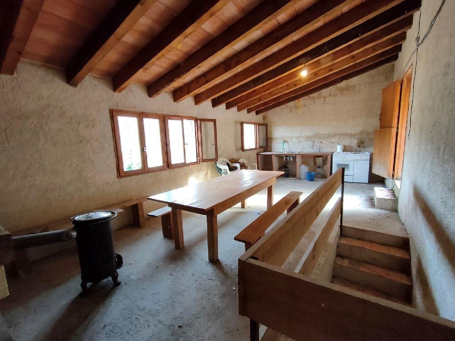  till salu hus på landet Cretas Matarraña 8