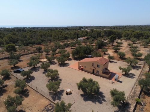 Sant Jordi D''alfama Baix Ebre hus på landet foto 6243519