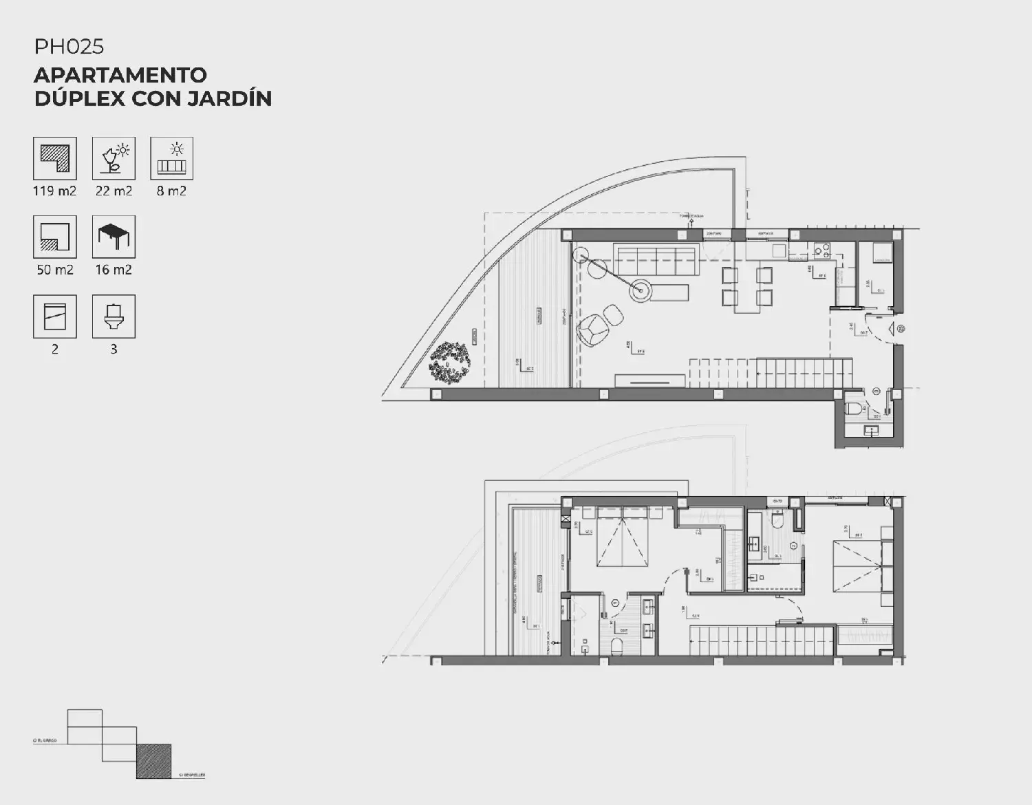  till salu etagevåning Villotel Marina Alta 26