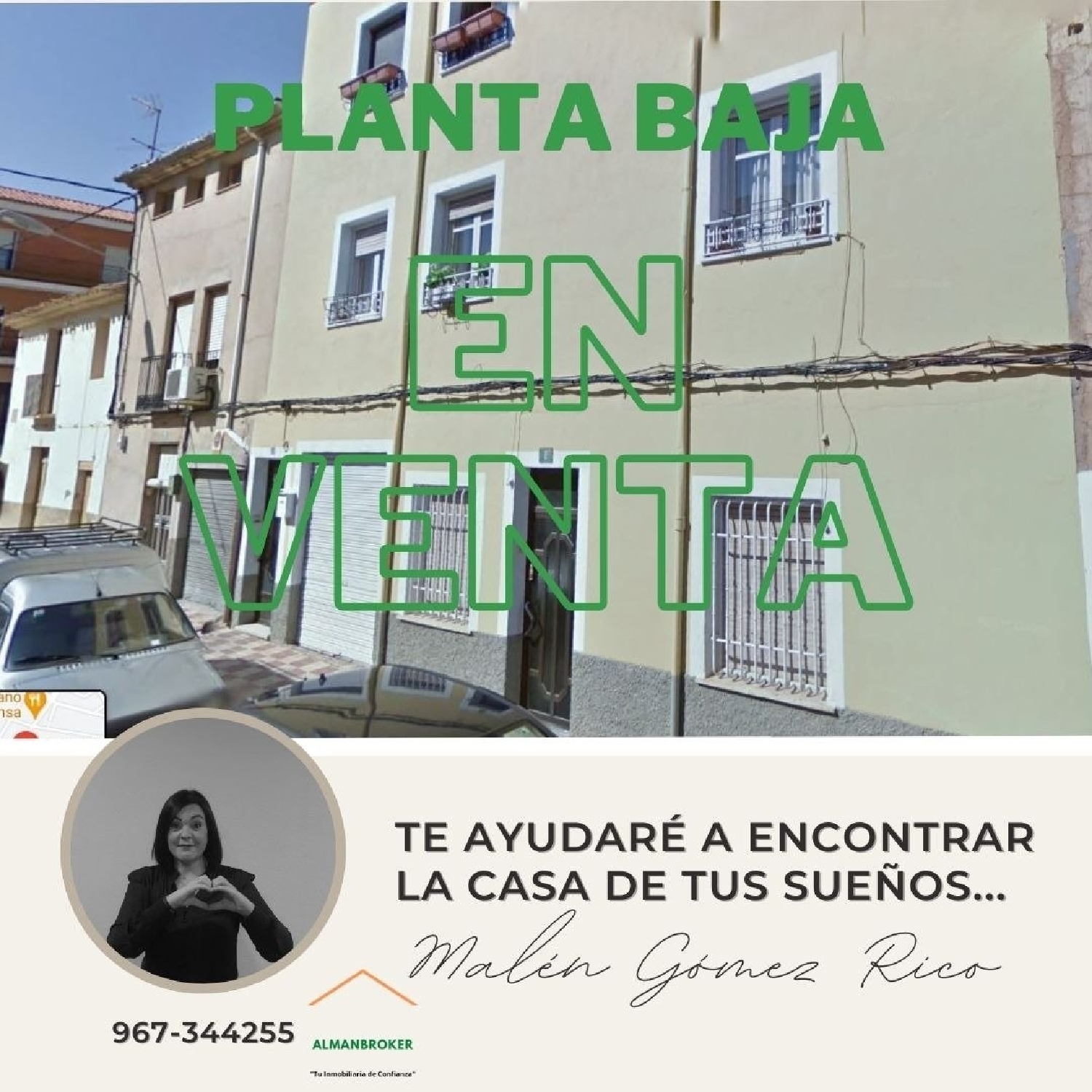  till salu bottenvåning Almansa Monte Ibérico Almansa 1