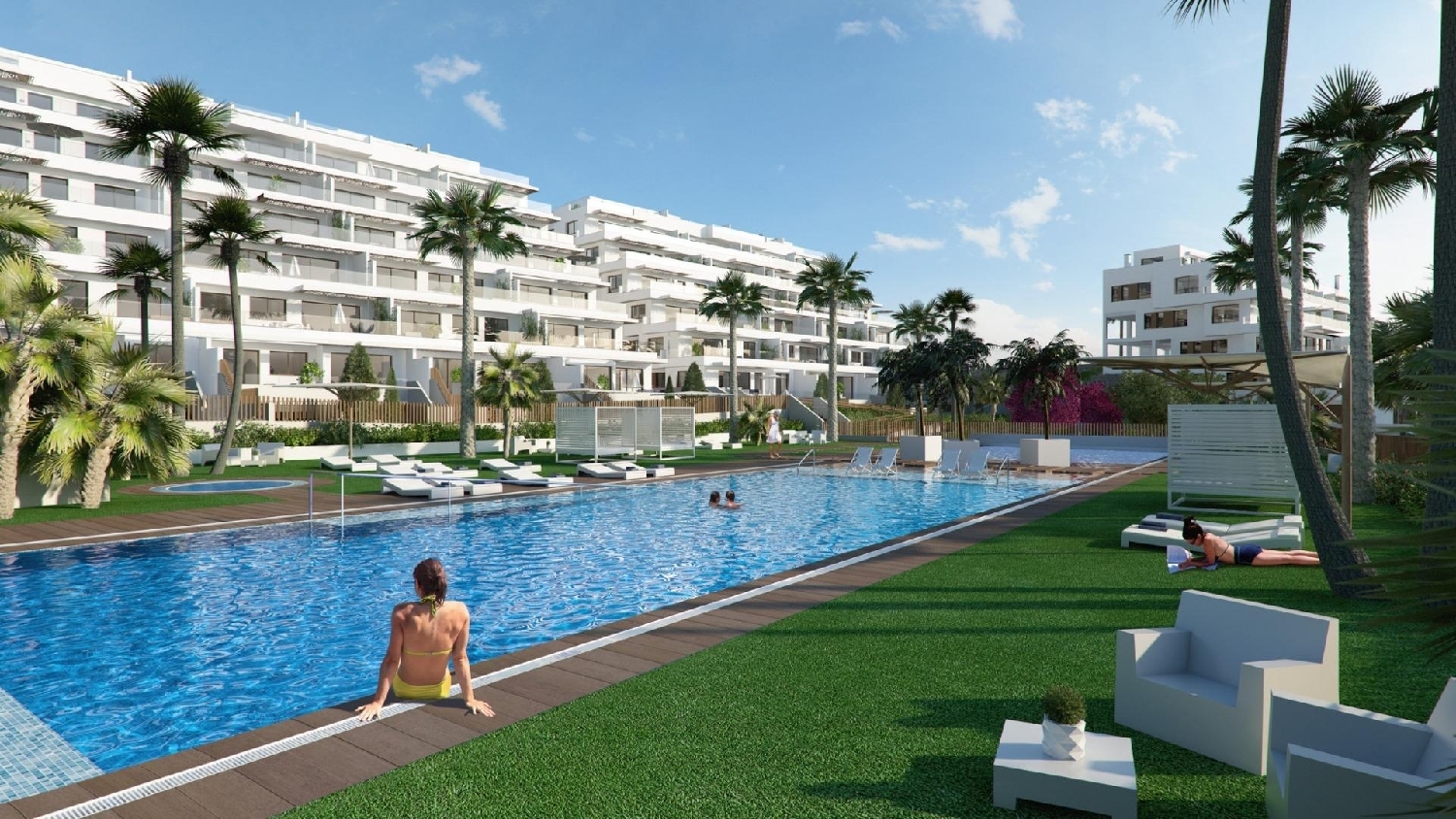  till salu bottenvåning Golf Bahía Marina Baixa 3