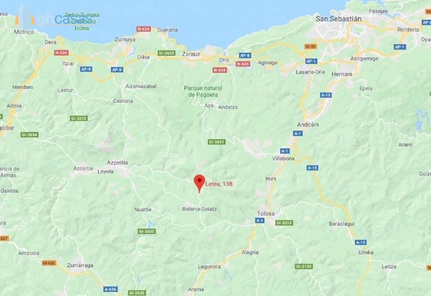 en venta hotel Ezama Urola-Kosta 2