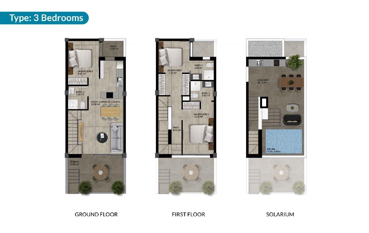  till salu hus Dolores Baix Segura 8