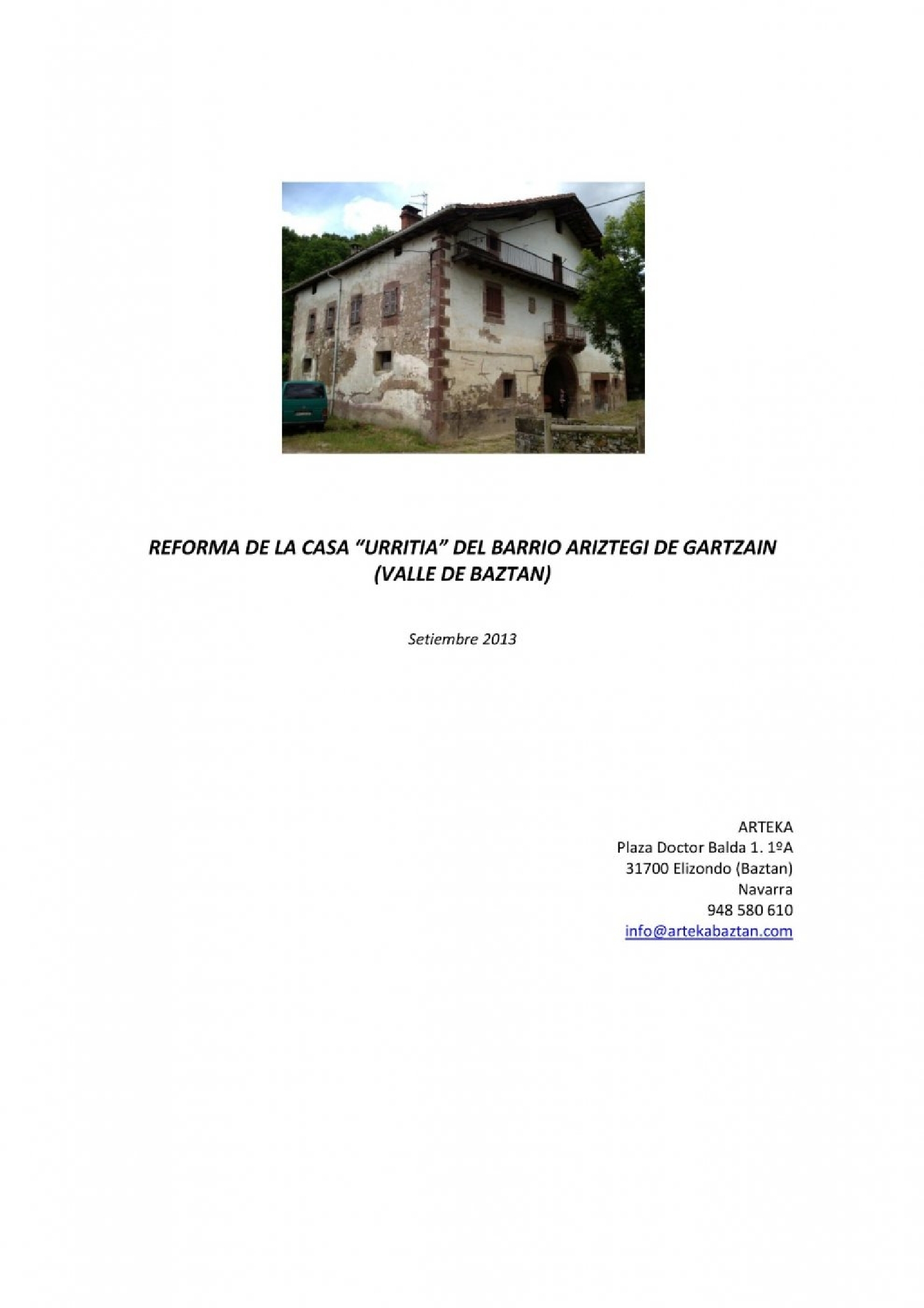 till salu hus Gartzain Noroeste 3