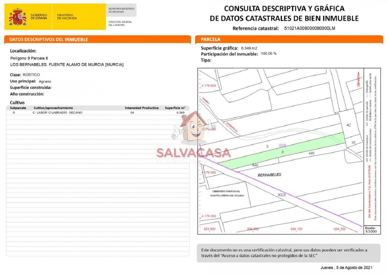  till salu hus Los Vivancos Campo De Cartagena 4