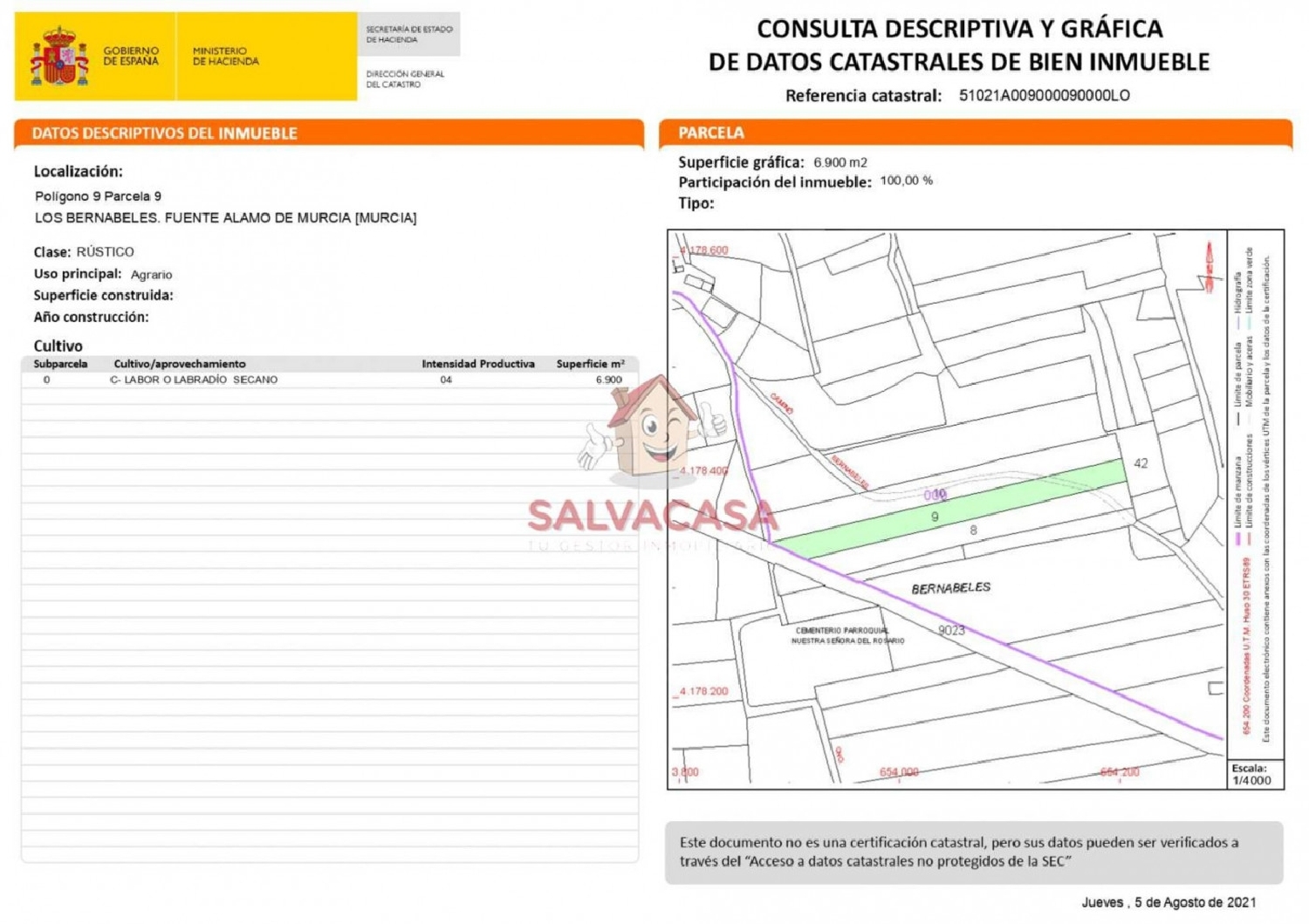  till salu hus Los Vivancos Campo De Cartagena 5