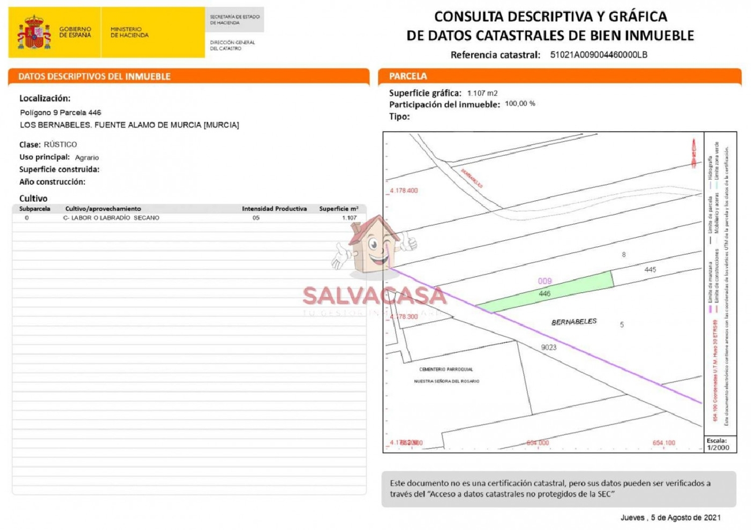 till salu hus Los Vivancos Campo De Cartagena 2