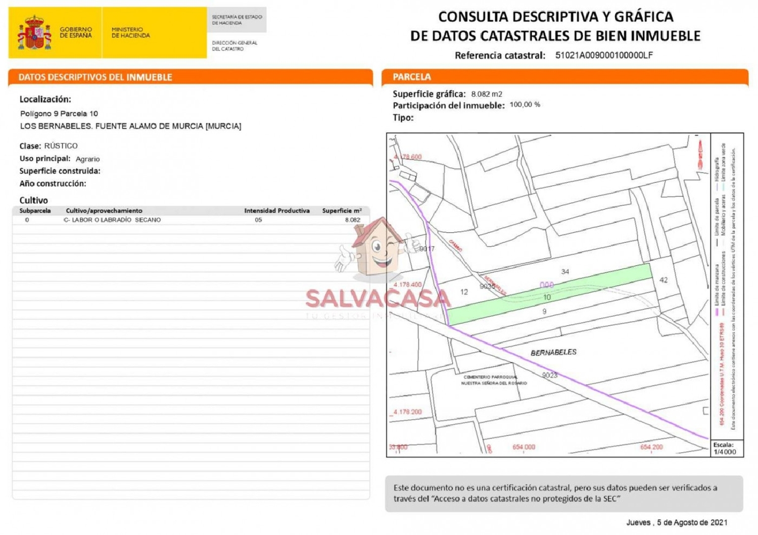  till salu hus Los Vivancos Campo De Cartagena 6