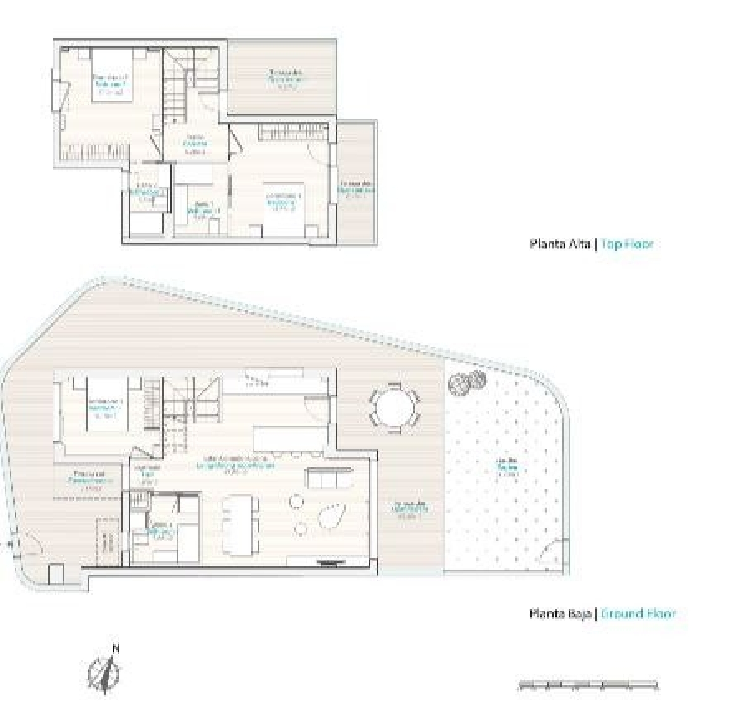  till salu hus Plans Marina Baixa 6