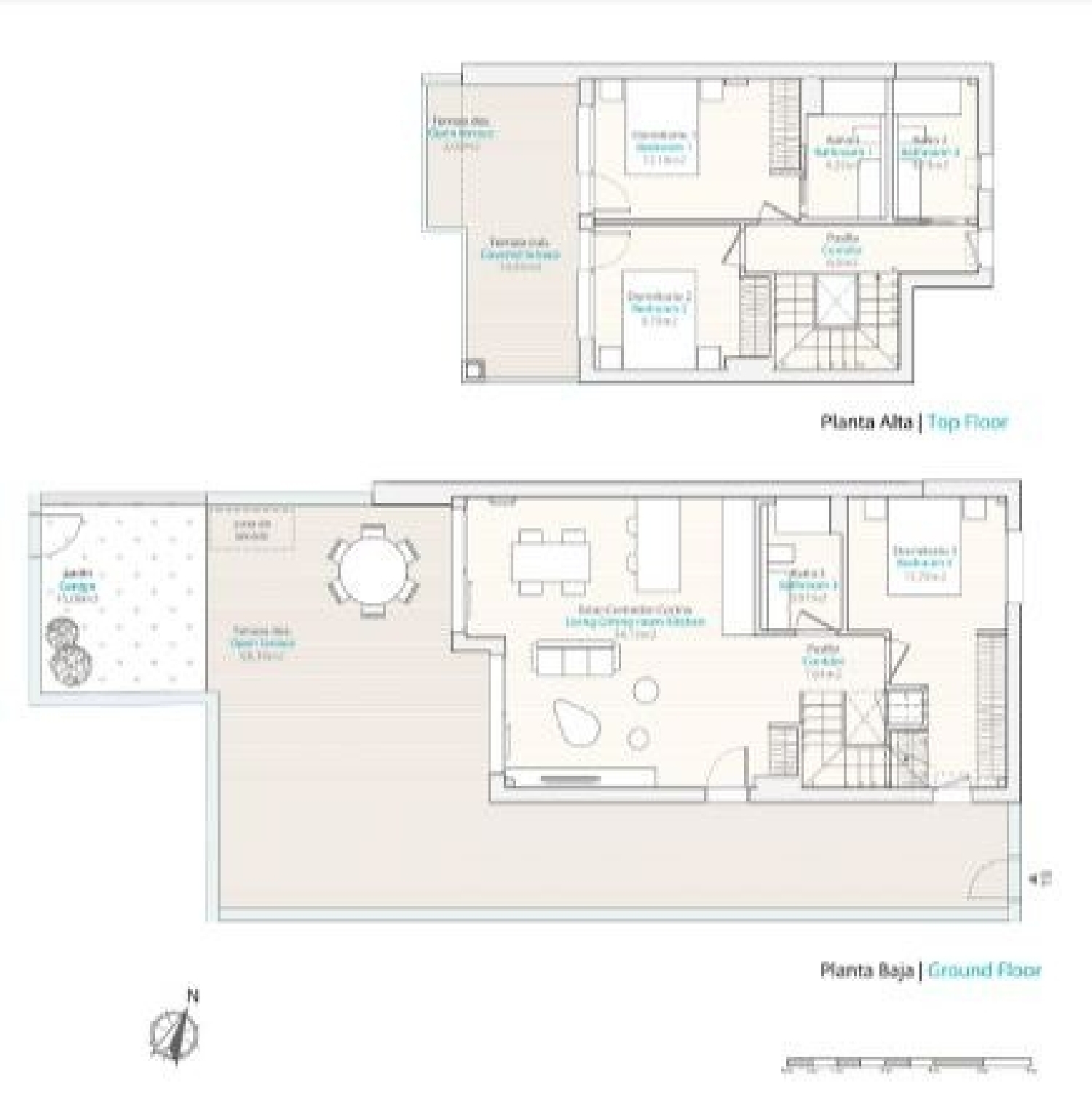  till salu hus Plans Marina Baixa 4