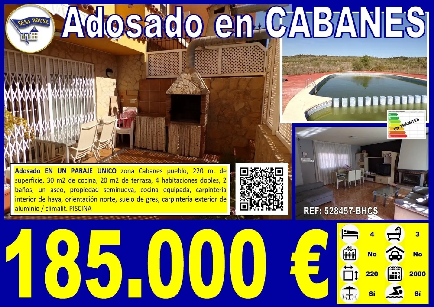  till salu hus Cabanes Plana Alta 4