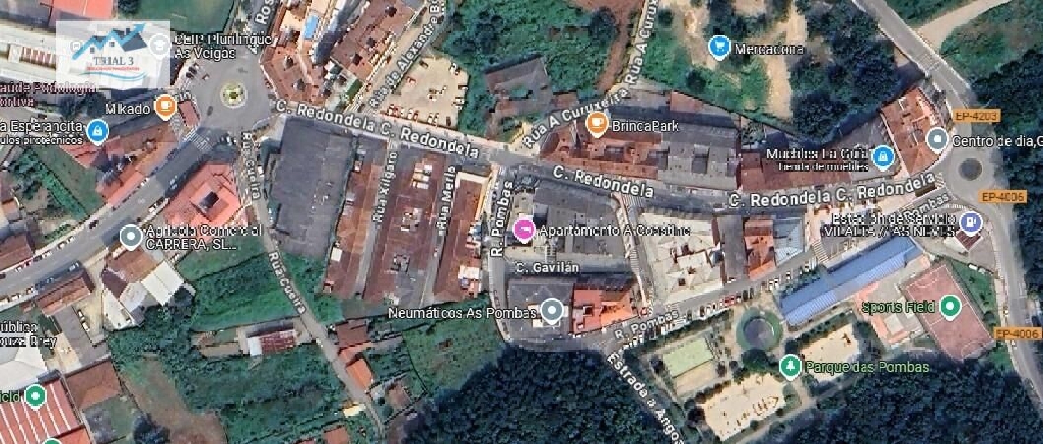 till salu parkering A Vigaira Condado 3