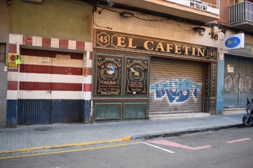 Avenida Valencia D.C. Zaragoza parkering foto 6243561