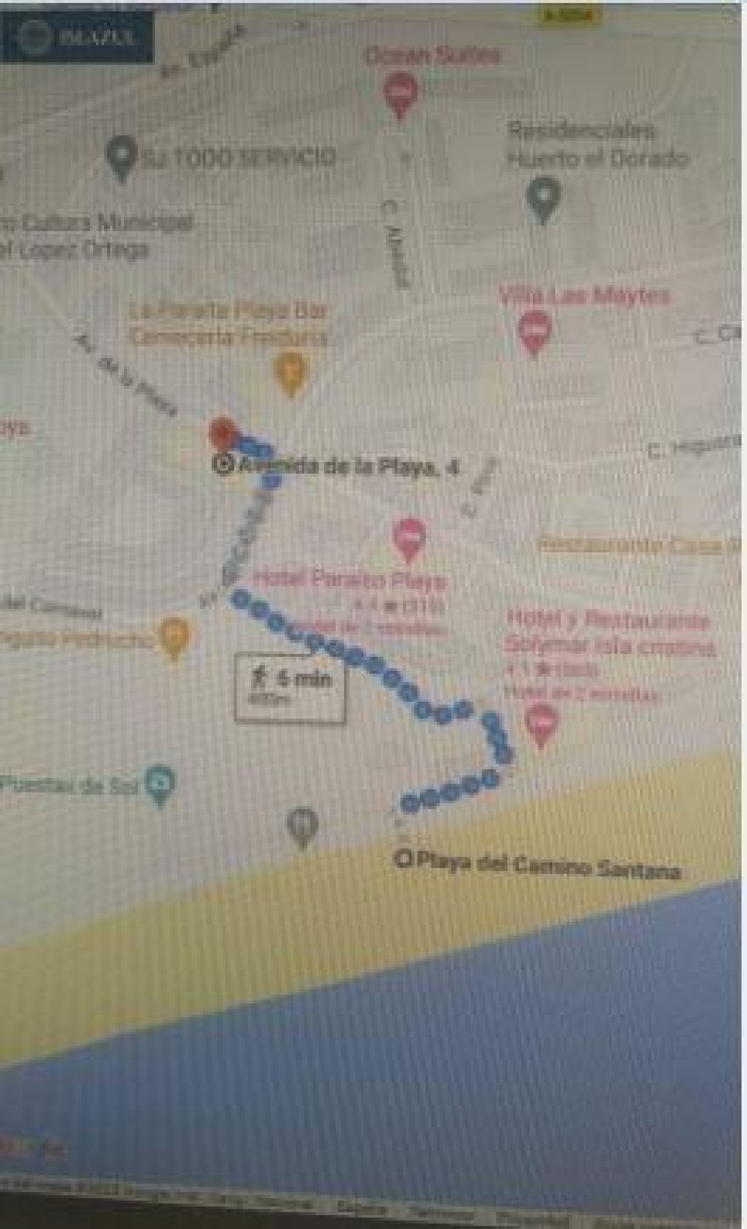  till salu parkering Las Colinas Costa Occidental 5