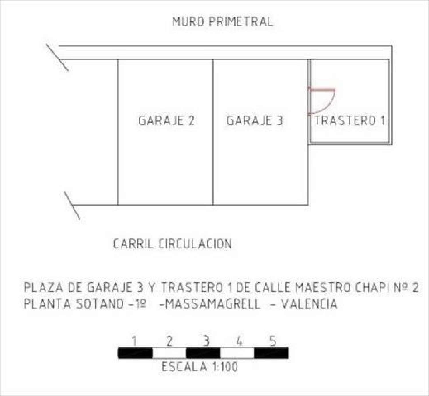  till salu parkering Massamagrell Horta Nord 6