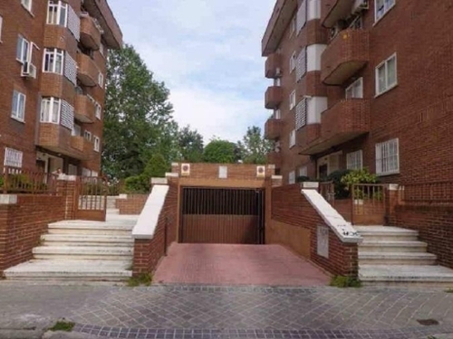 Vallecas Madrid Capital parkering foto 6230992