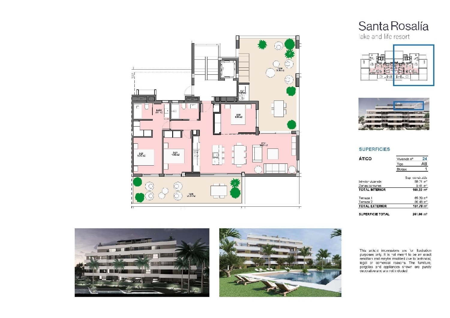  till salu takvåning La Asomada Campo De Cartagena 22