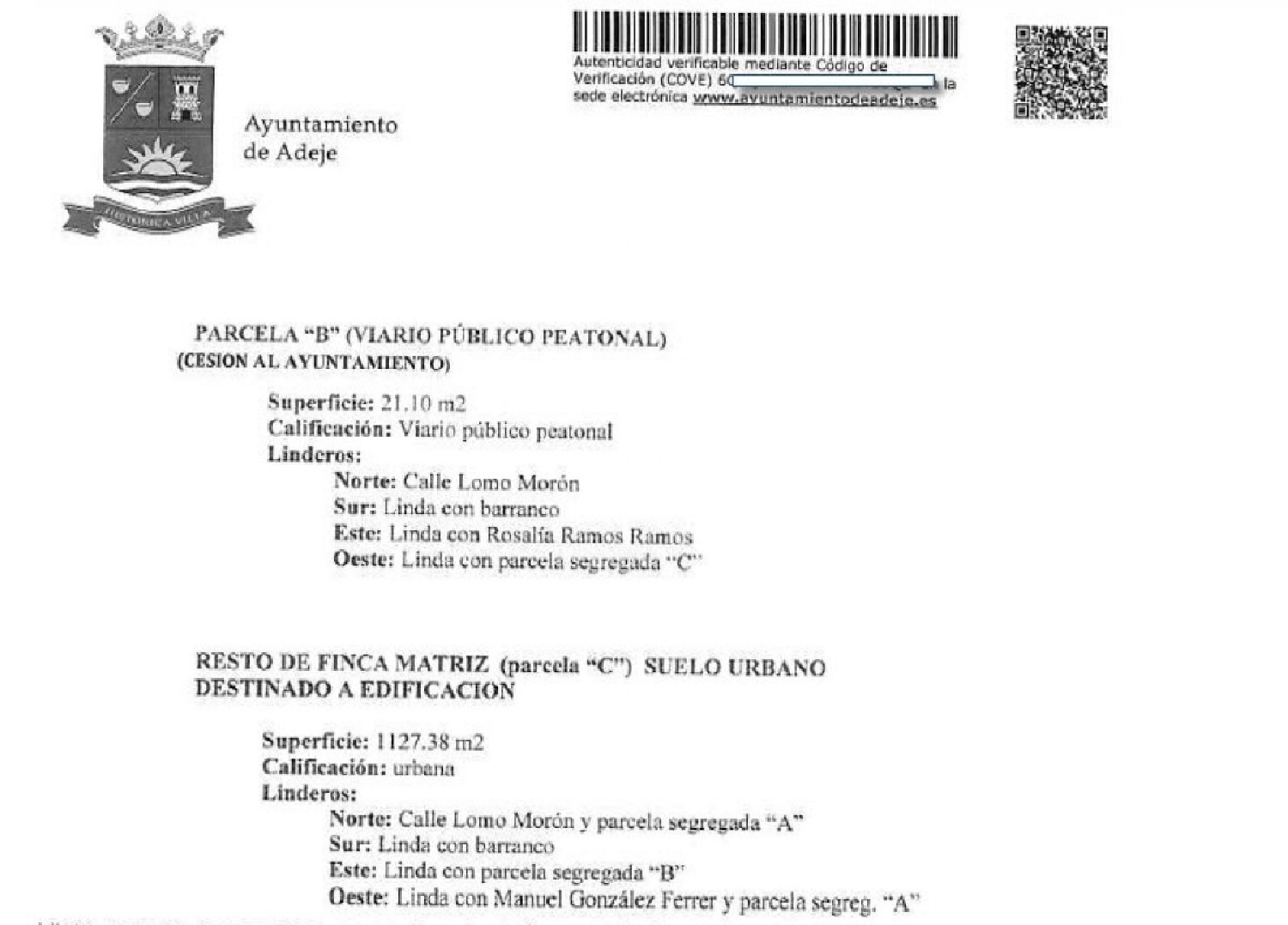  till salu tomt La Postura Zona Sur 4
