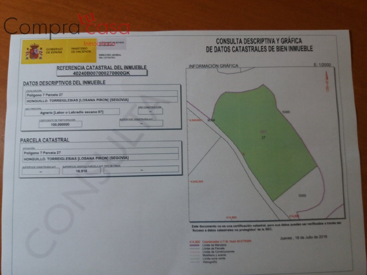  en venta terreno Torreiglesias Segovia Sur 1