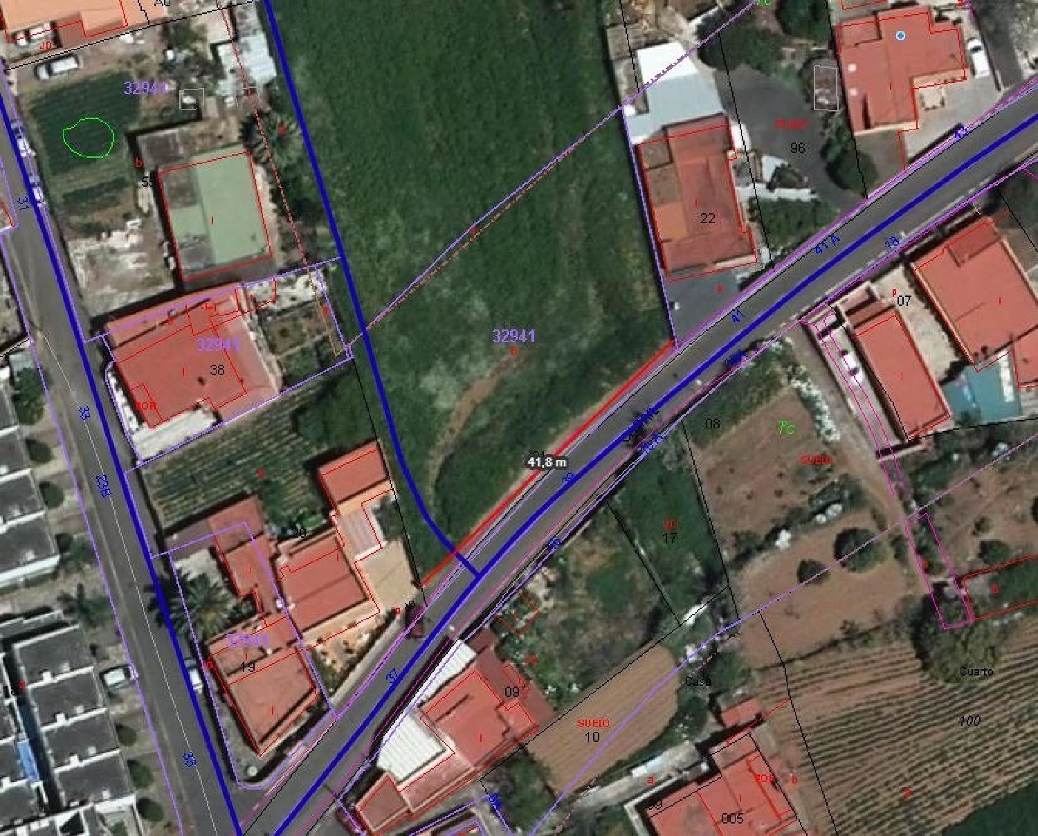 till salu tomt Agua Garcia Zona Norte 2