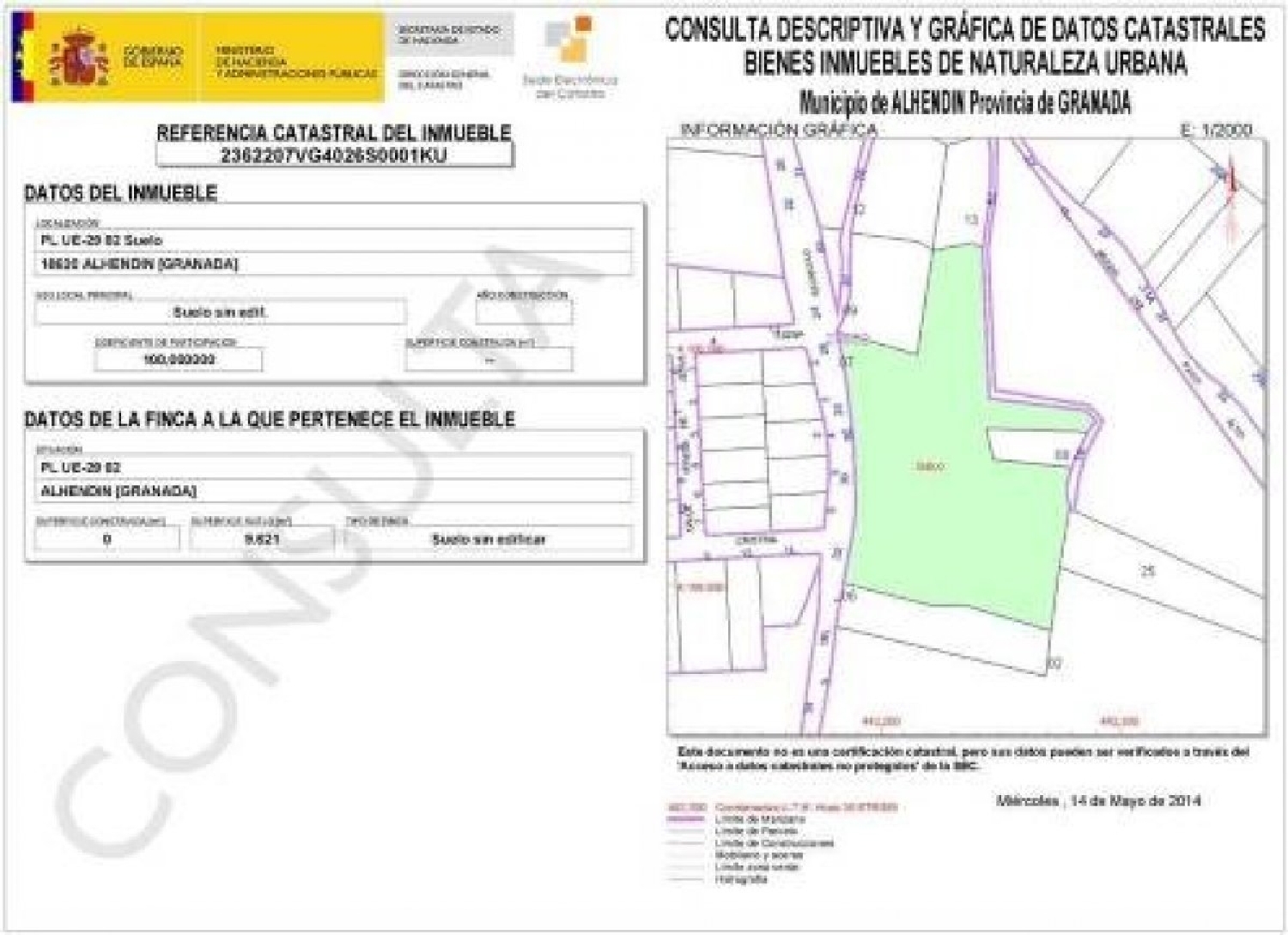 till salu tomt Alhendín Vega De Granada 3