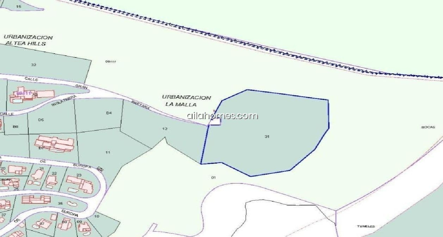  for sale plot Altea La Vella Marina Baixa 8
