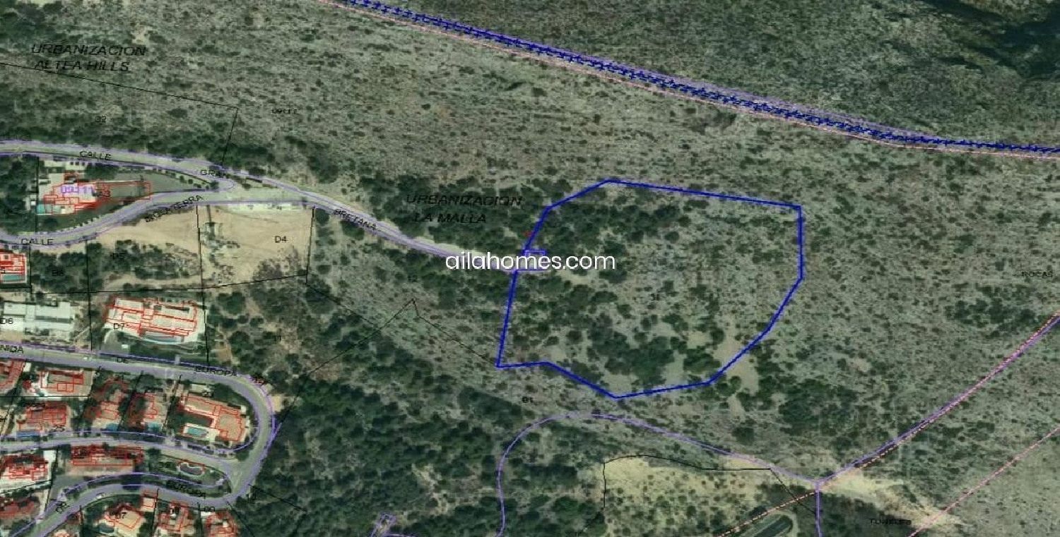  for sale plot Altea La Vella Marina Baixa 4