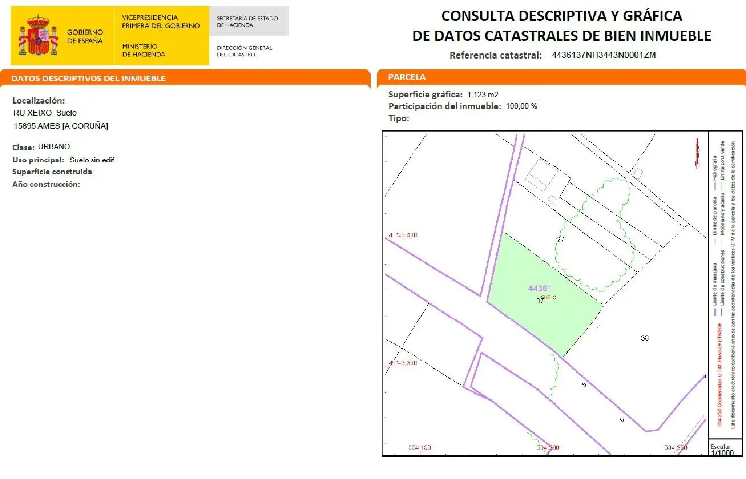 till salu tomt Biduido De Arriba Santiago 5
