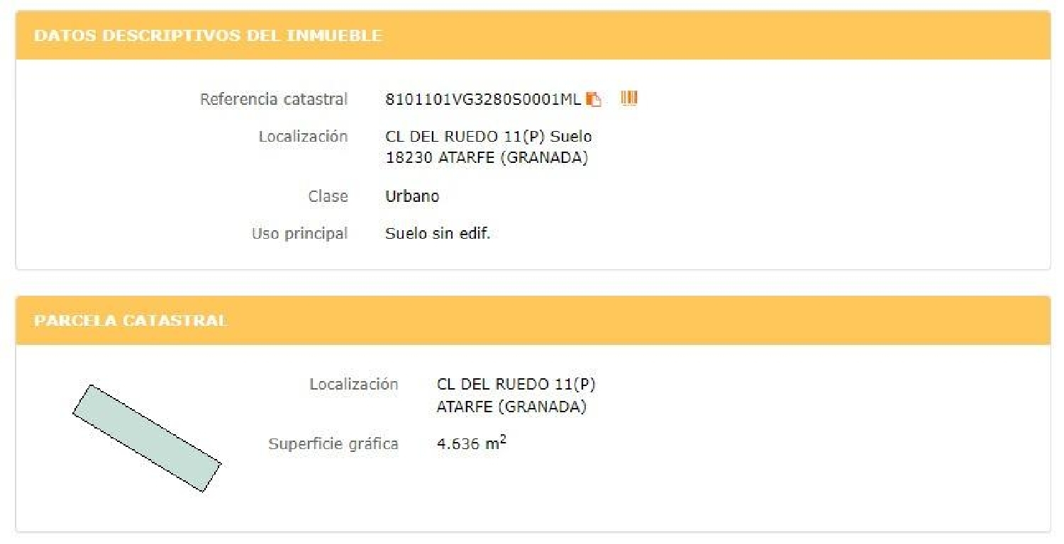 till salu tomt Atarfe Vega De Granada 3