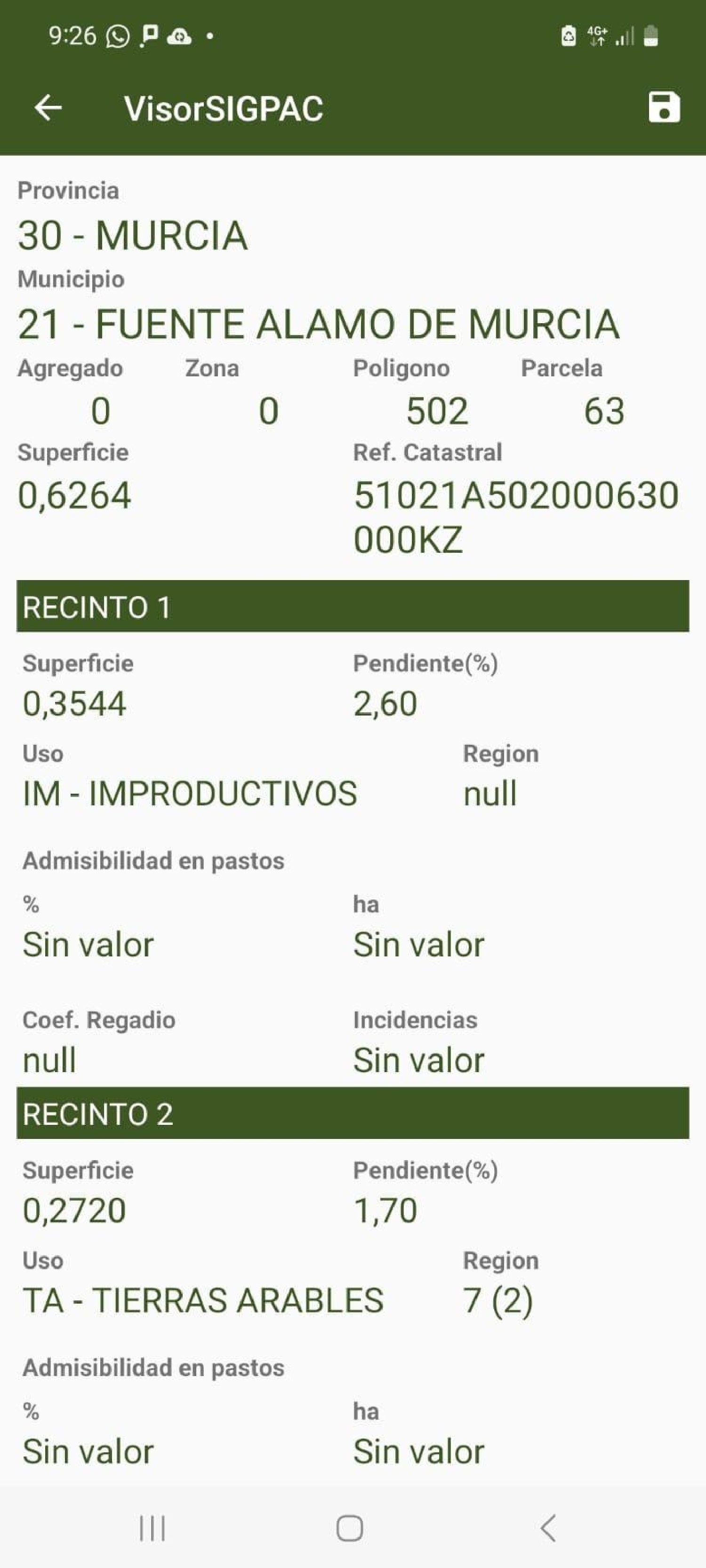  till salu tomt Balsapintada Campo De Cartagena 8