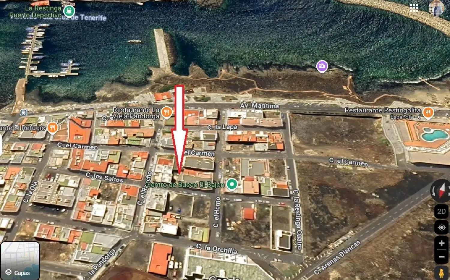 till salu tomt Barranco Hondo Zona Sureste 2