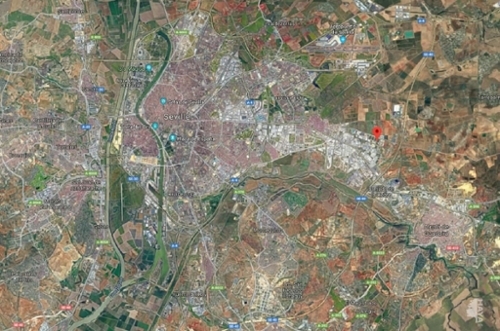 Barriada La Liebre Metropolitana De Sevilla tomt foto 6239541