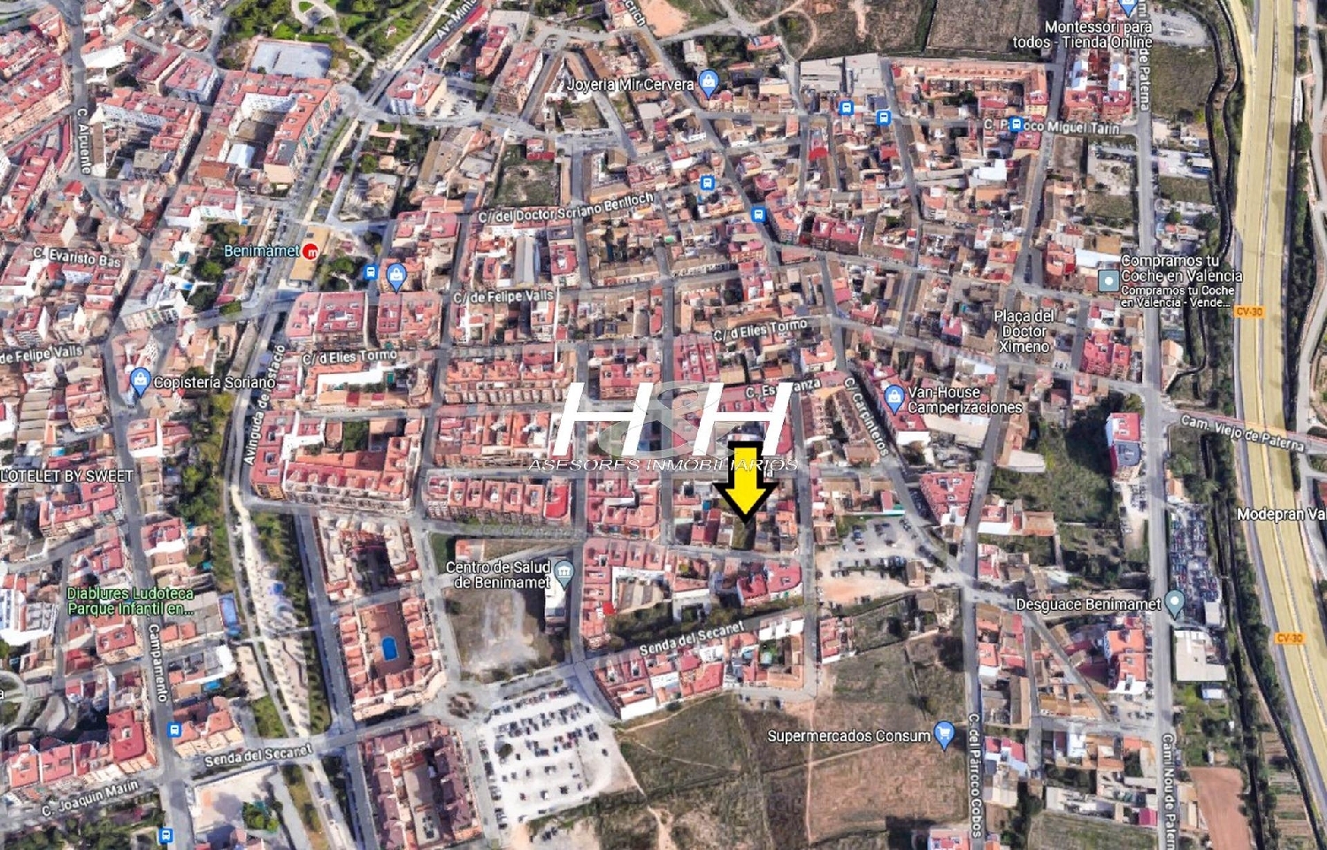  till salu tomt Benimatet Valencia 7