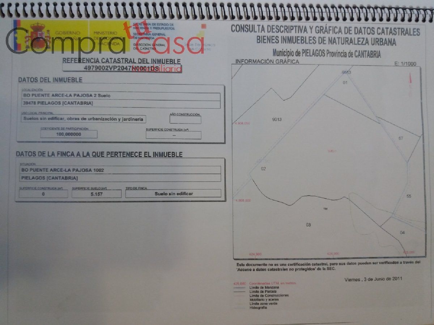  en venta terreno Boo Comarca De Santander 3