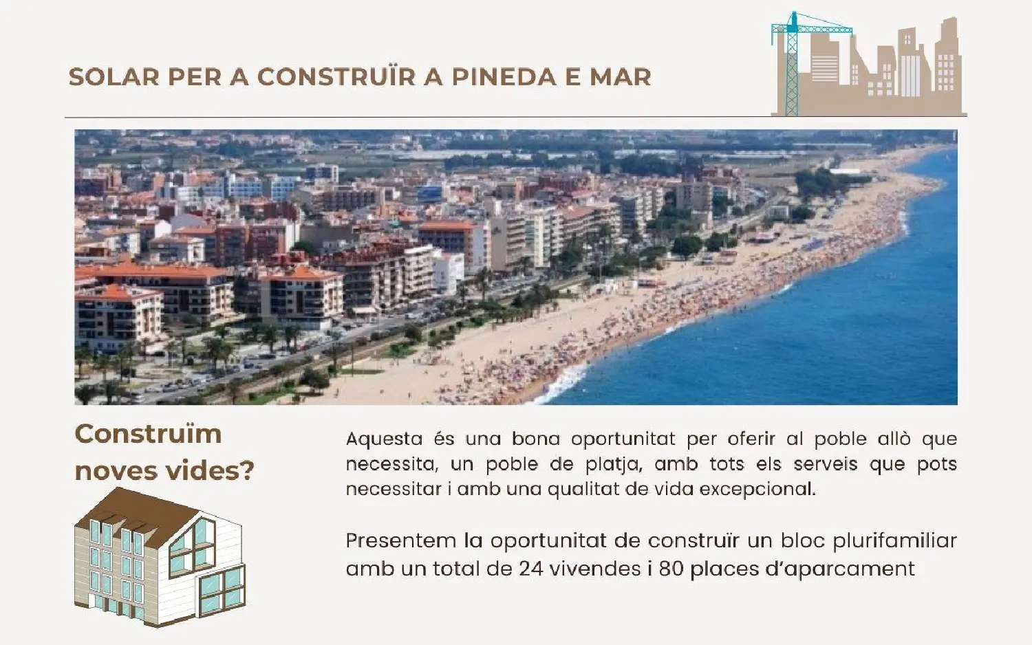  till salu tomt Can Carreres Maresme 1