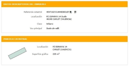 Carlet Ribera Alta tomt foto 6256900
