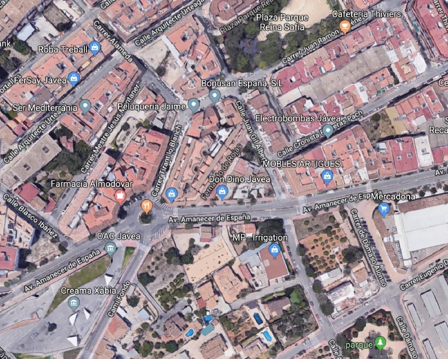 till salu tomt Castellans Marina Alta 2