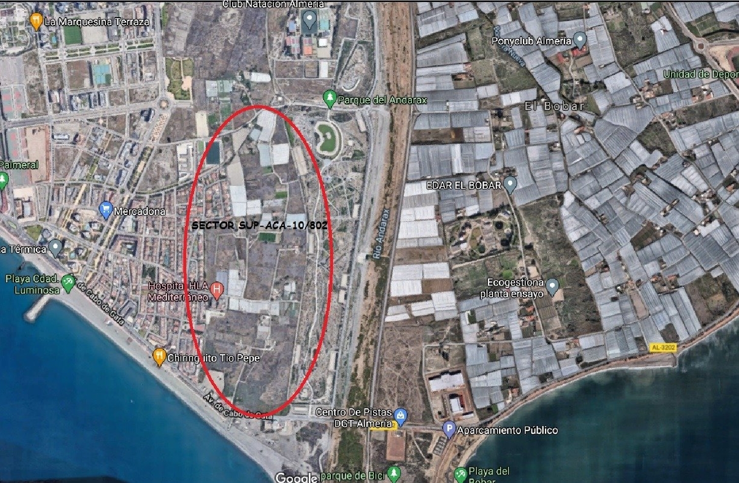  till salu tomt Ciudad Jardín-Zapillo-Cortijo Grande-Nueva Almería-Tagarete Comarca Metropolitana De Almería 1