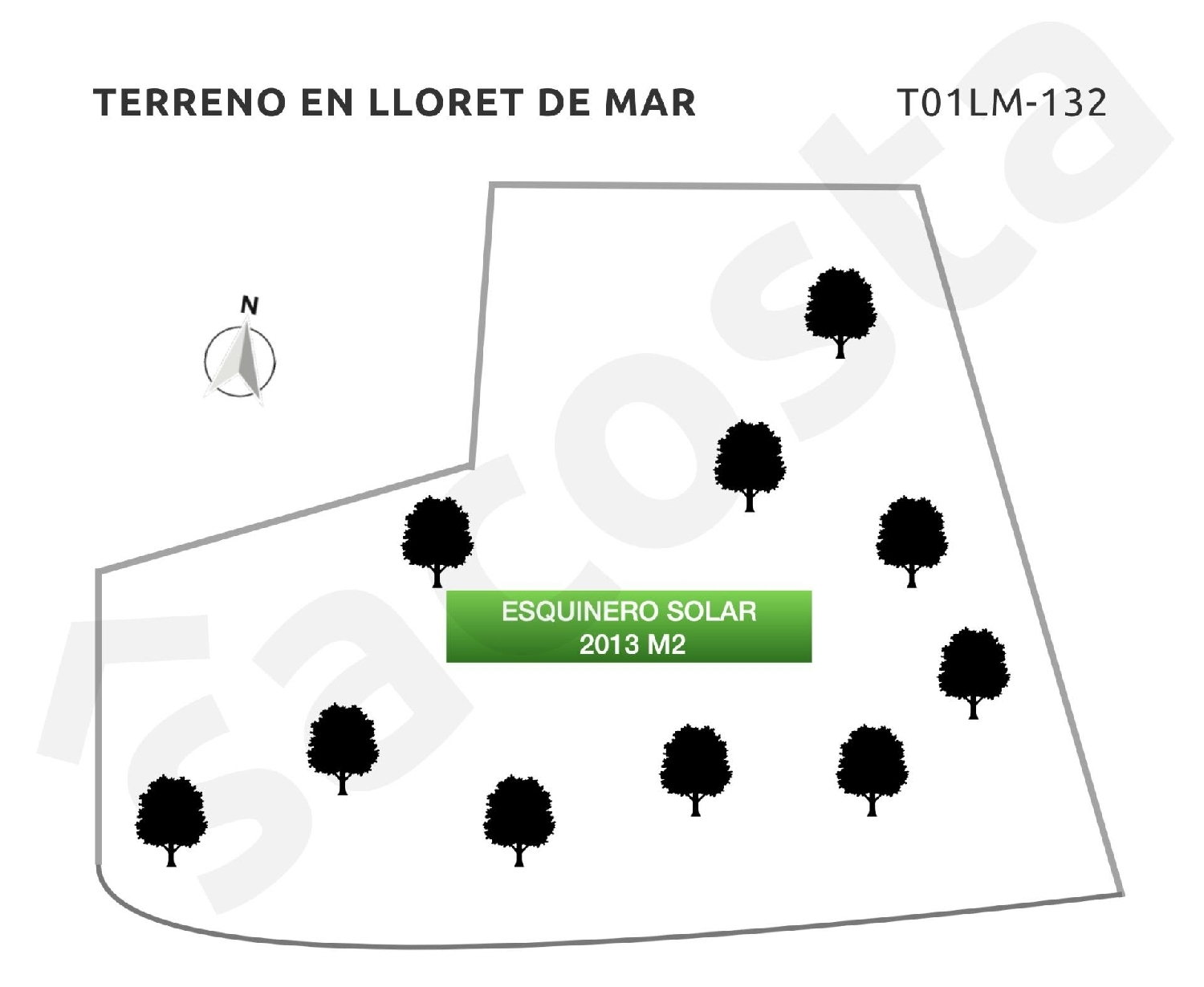  till salu tomt Costa D'en Gallina Selva 8