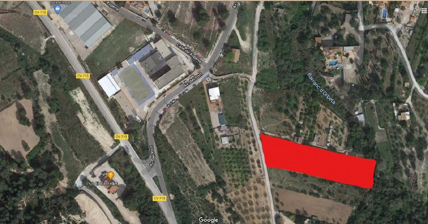  for sale plot Orba Marina Alta 1