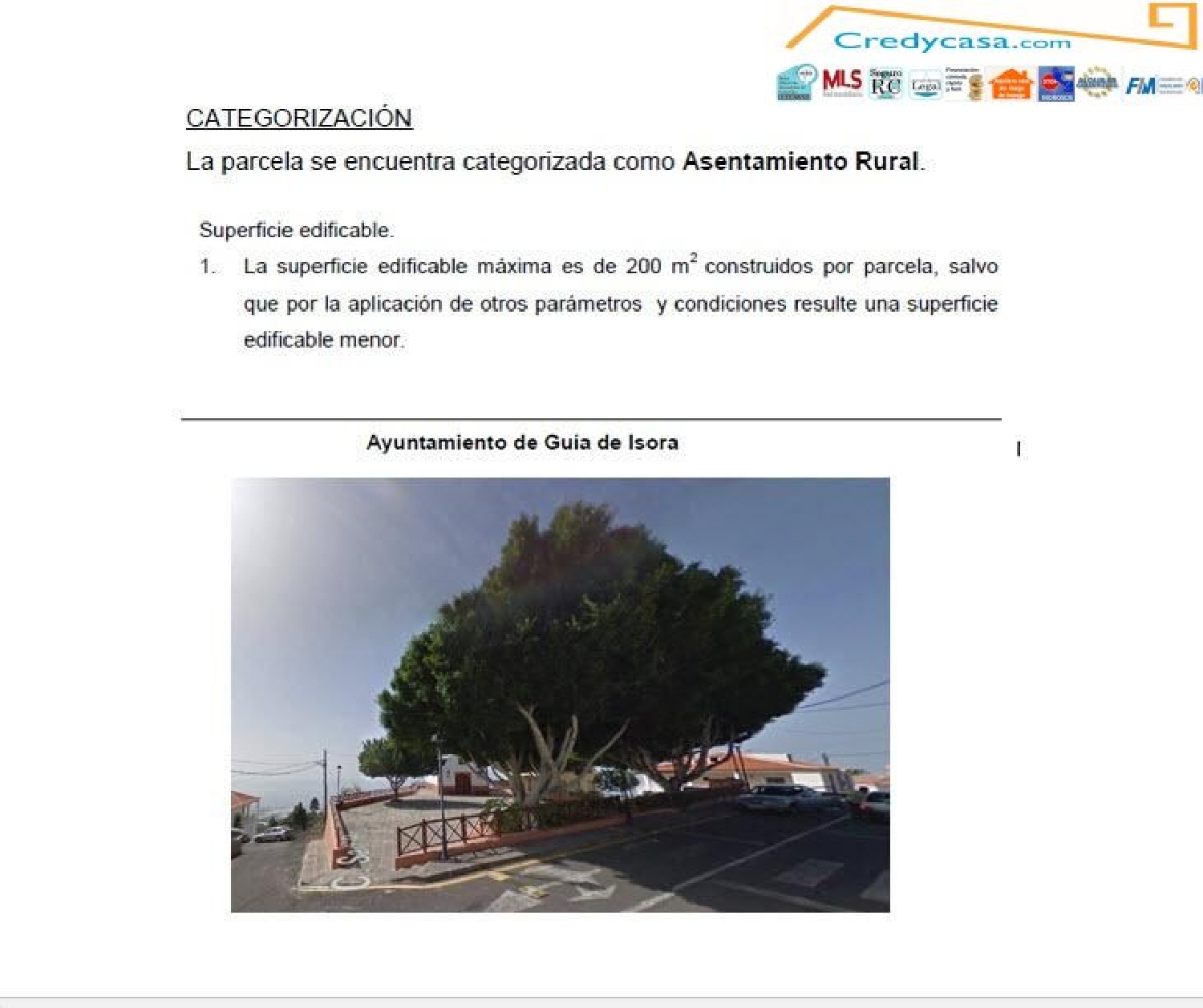  till salu tomt Acojeja Zona Suroeste 1