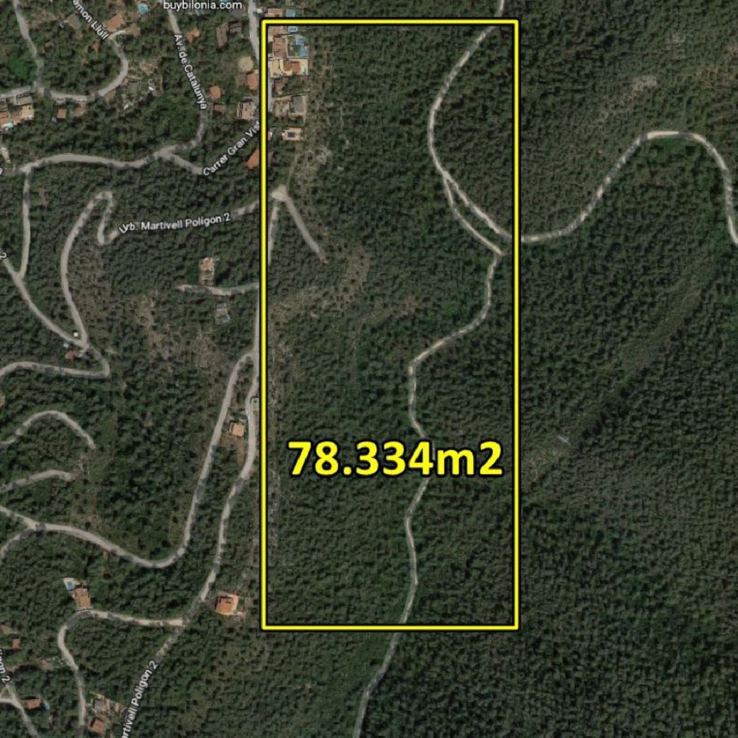  till salu tomt El Maset Alt Penedès 1