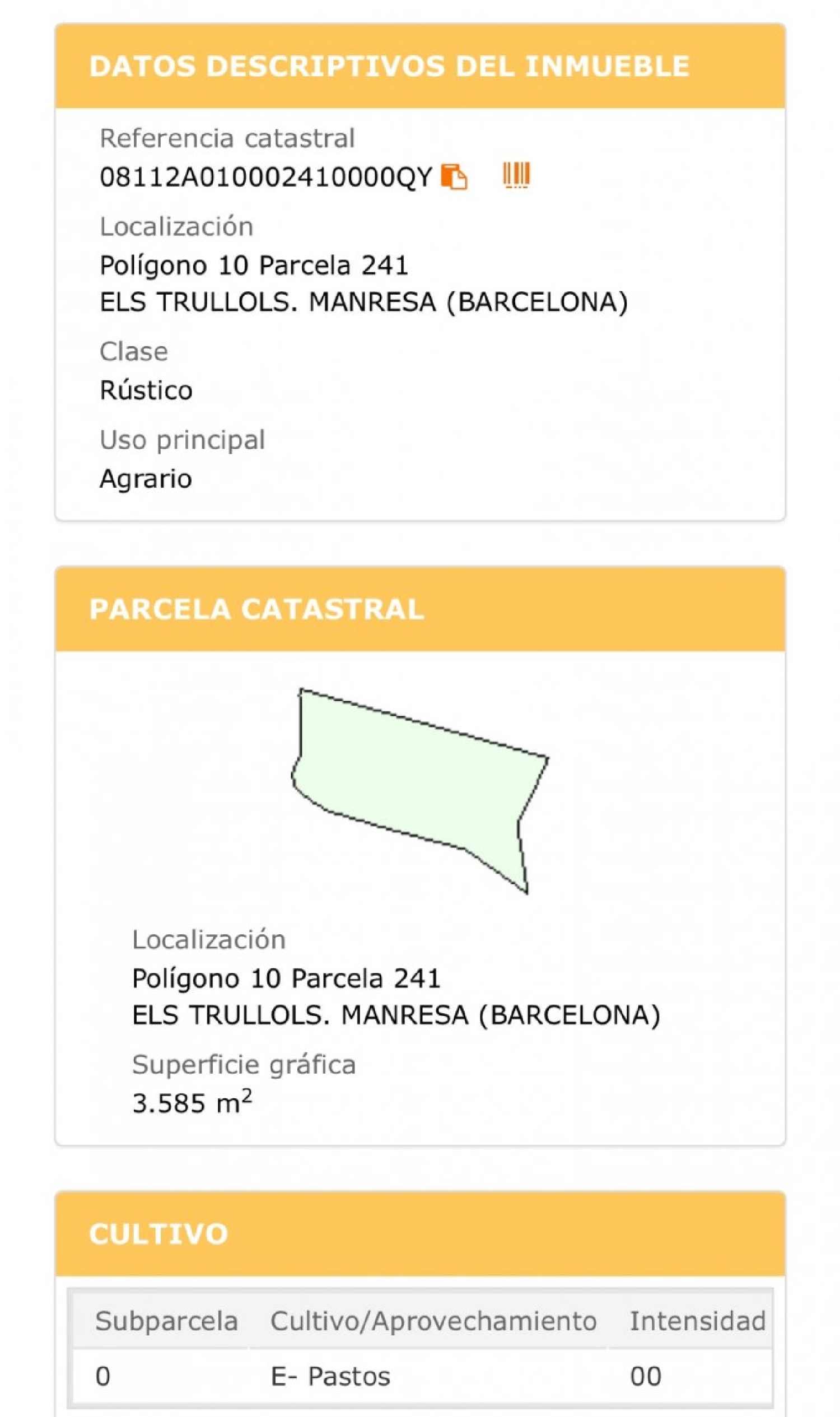  till salu tomt Els Comdals Bages 7