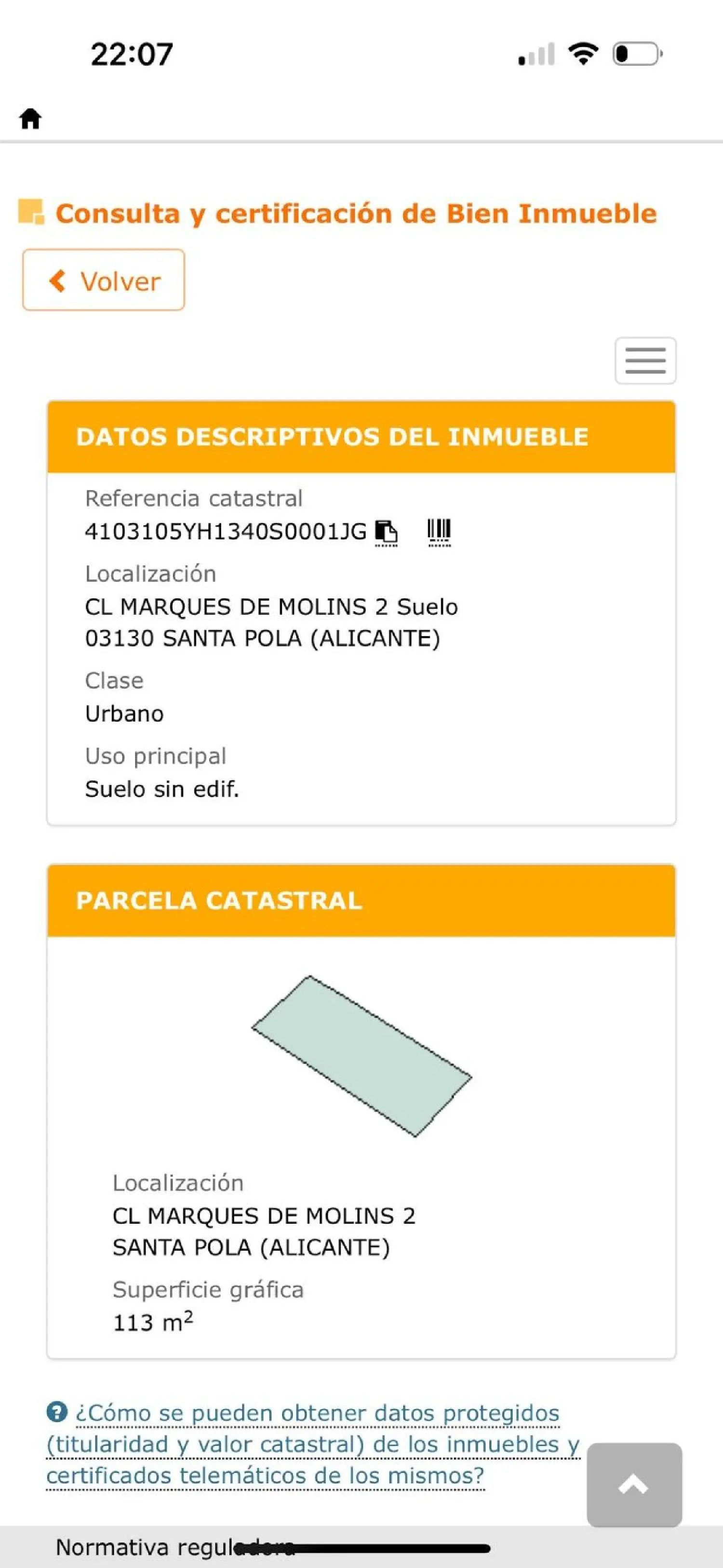  till salu tomt Els Siprerets Baix Vinalopó 1