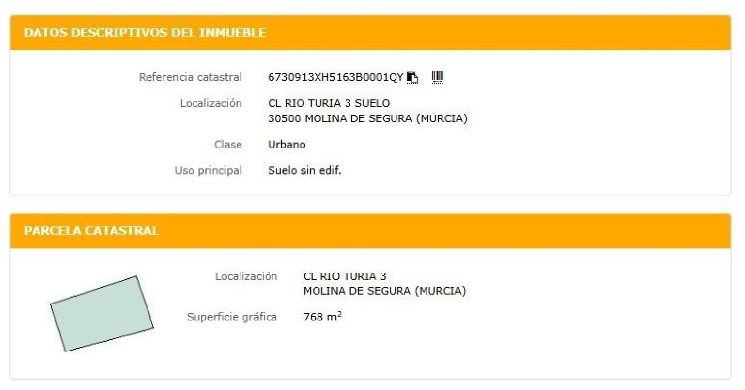 till salu tomt El Rellano Vega Media Del Segura 3