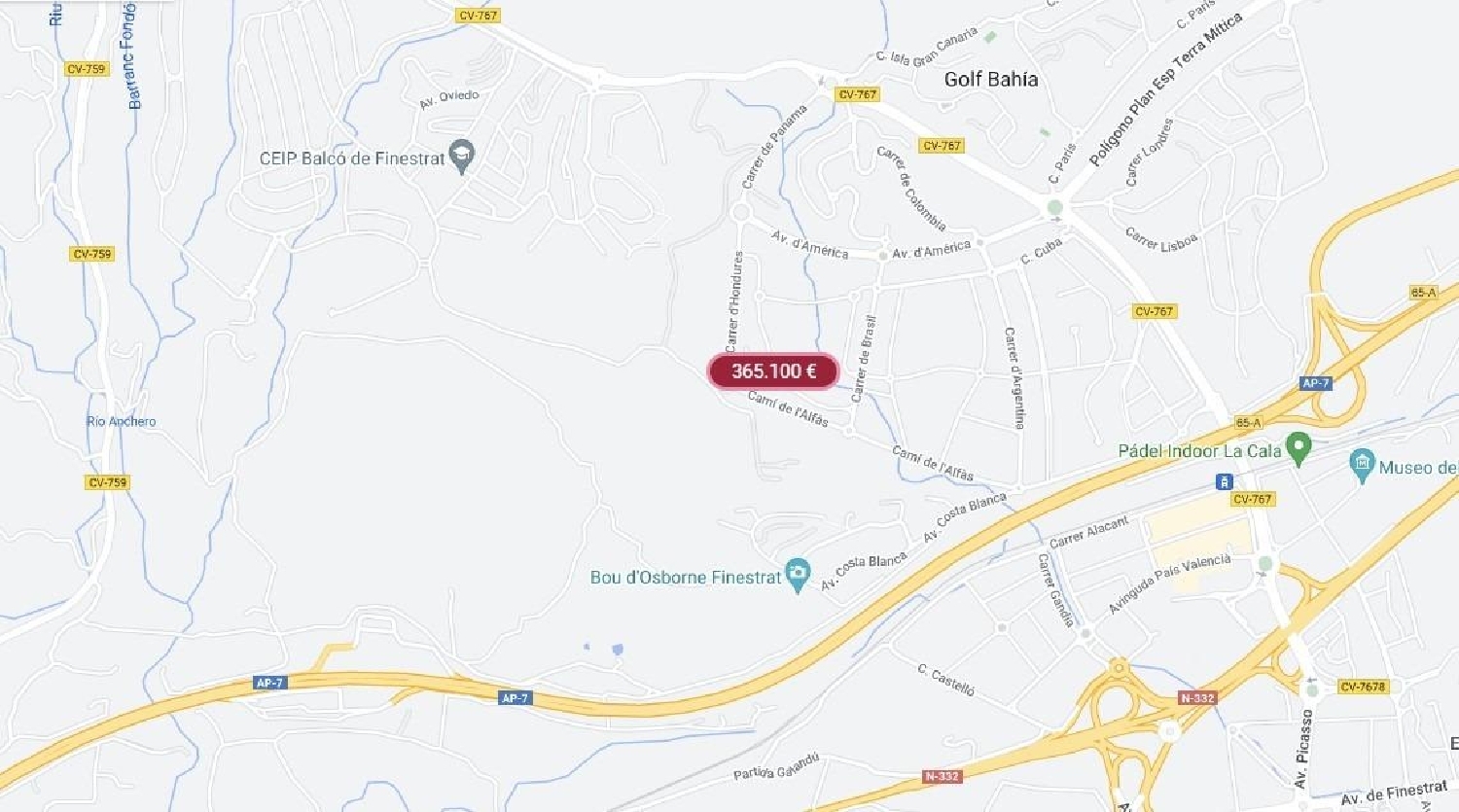  for sale plot Finestrat Marina Baixa 6