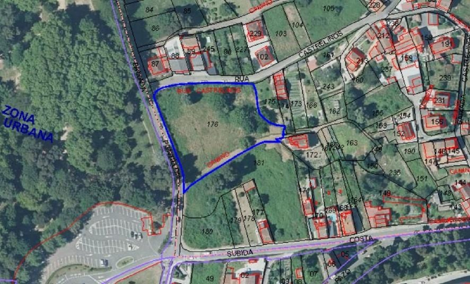  till salu tomt Freixeiro Vigo 4