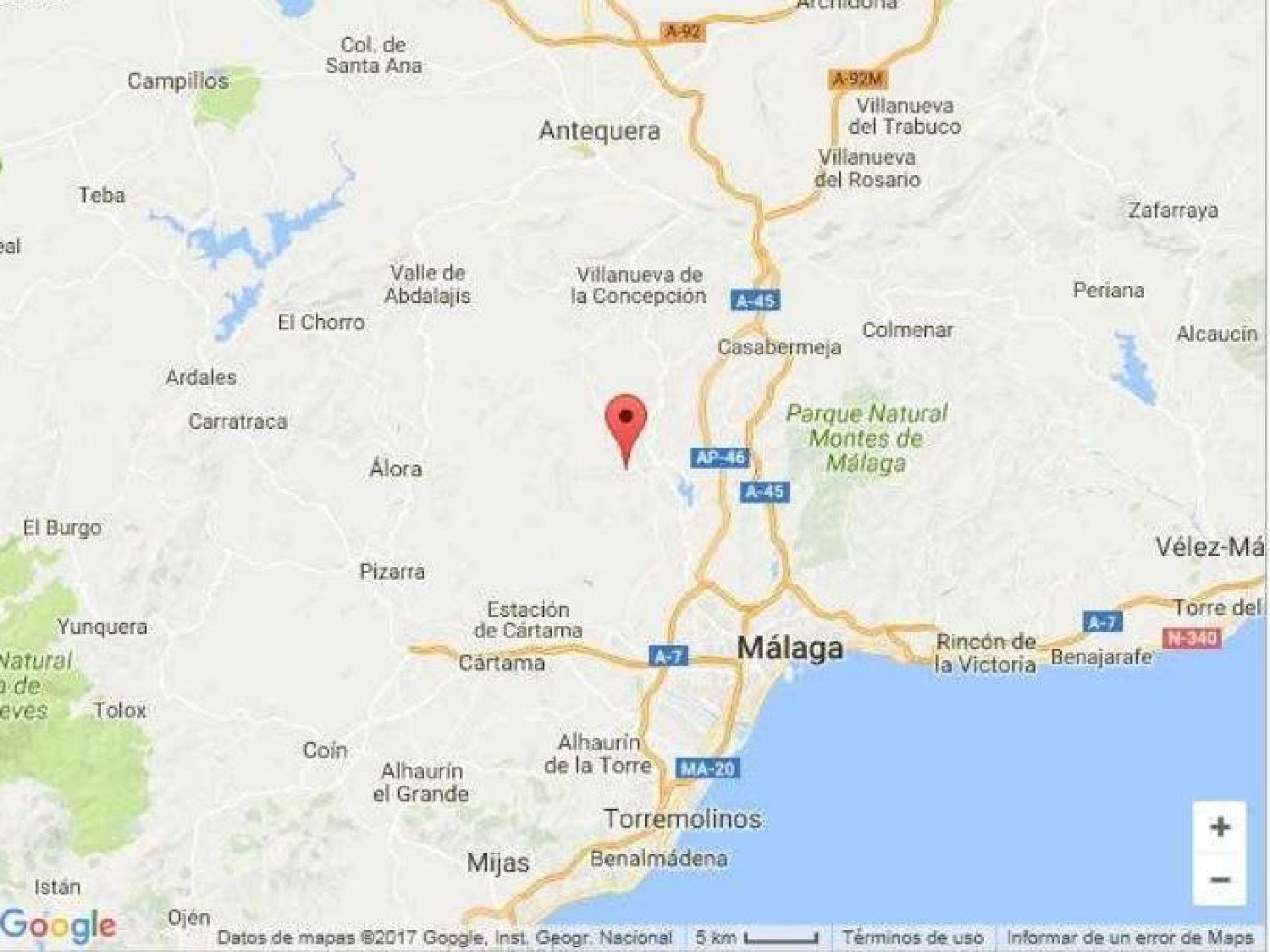  till salu tomt Fuente Amarga Urb. Valle Del Guadalhorce 6