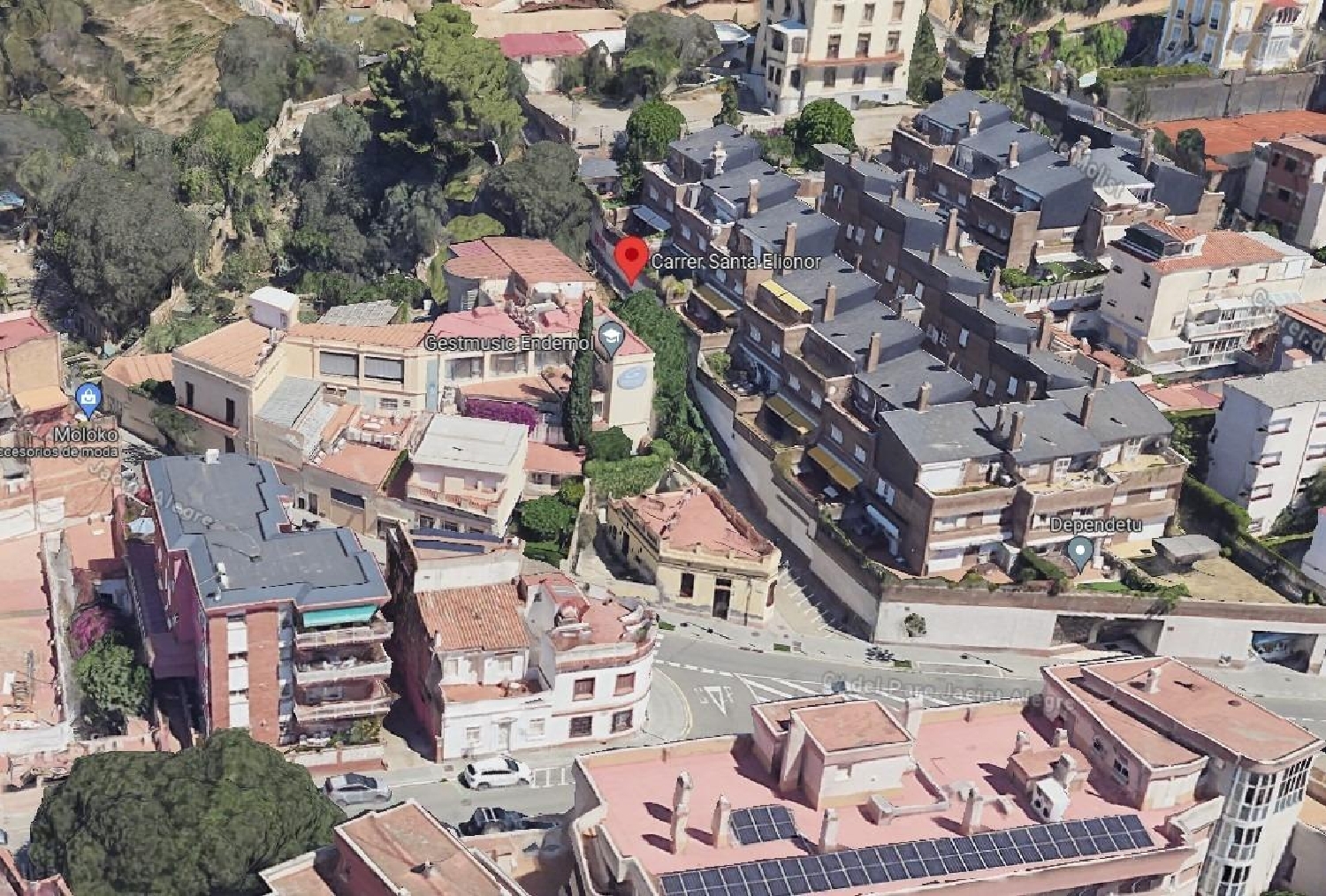 till salu tomt Gràcia-La Salut Barcelonès 2